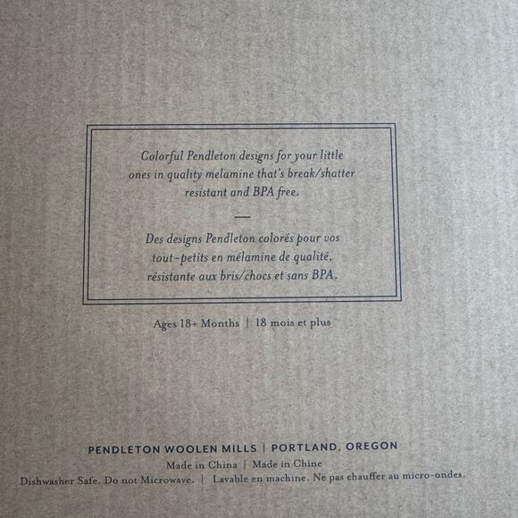 NEW NWT Pendleton Toddler Kids Tabletop Gift Set - Picture 3 of 3